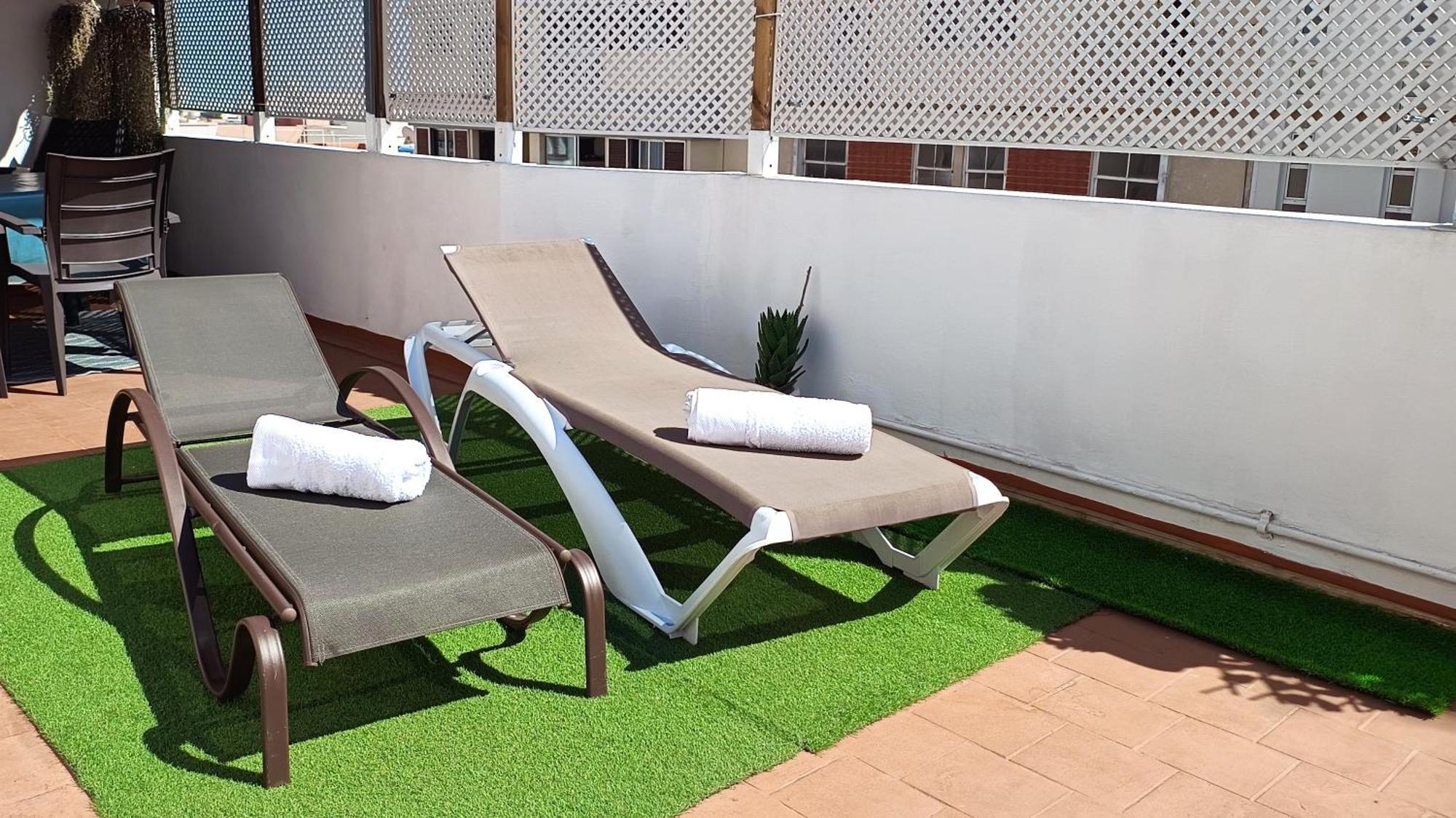 Center Santa Cruz, Alojamiento Centrico Con Gran Terraza, Cocina , Salon Y Banos, Todo Privado Exterior photo